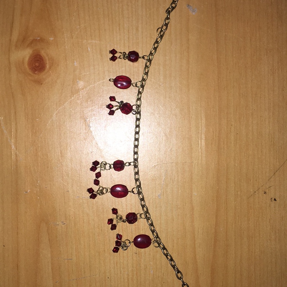 red ruby necklace